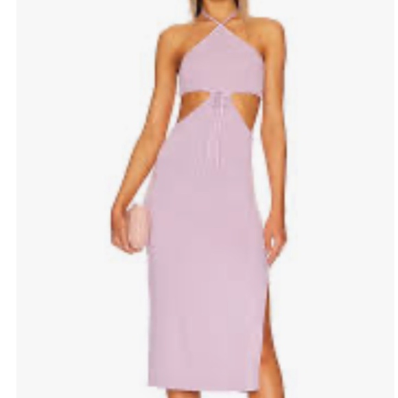 Revolve lavender knit halter dress - Picture 6 of 6